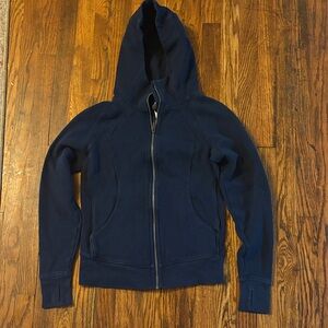 🎉Lululemon Athletica Navy Full Zip-Up Scuba Jacket!
